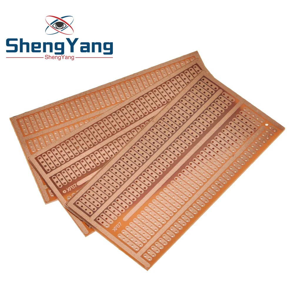 

TZT 1PCS DIY Prototype Paper Plate Universal Experiment Matrix Circuit Board Two Holes Three Connected Hole Four Holes 5x9.5CM