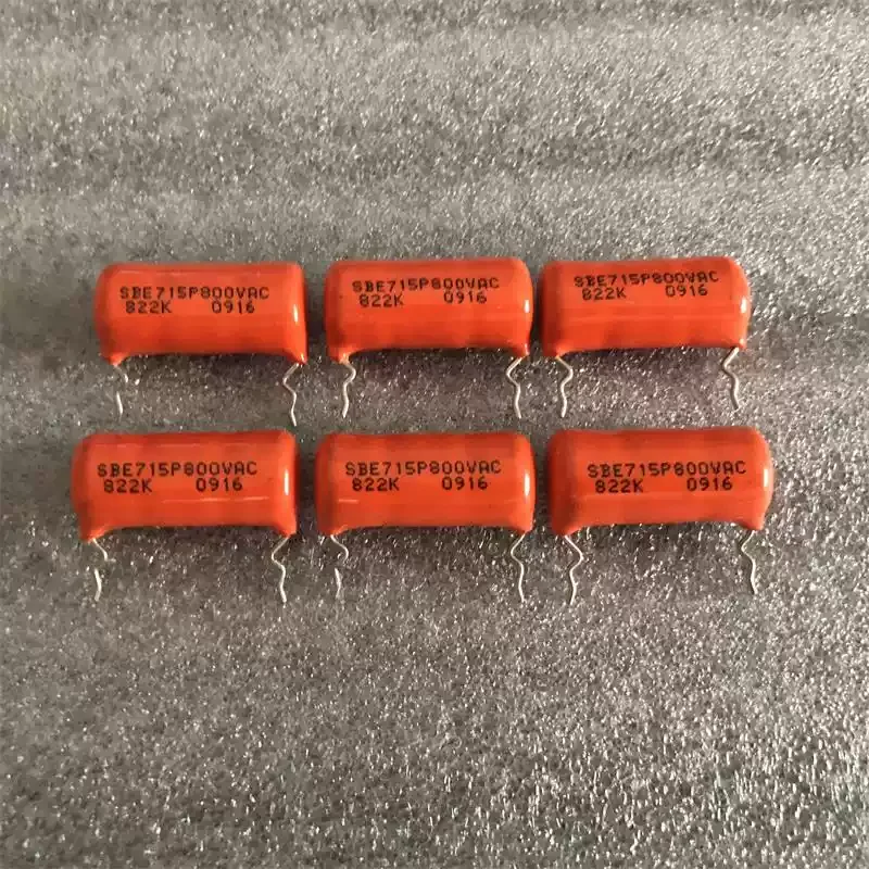 

10-100 шт. SBE 715P серии 0,0082 мкФ 800 В переменного тока 8200PF аудио соединительный конденсатор с нулевой индуктивностью