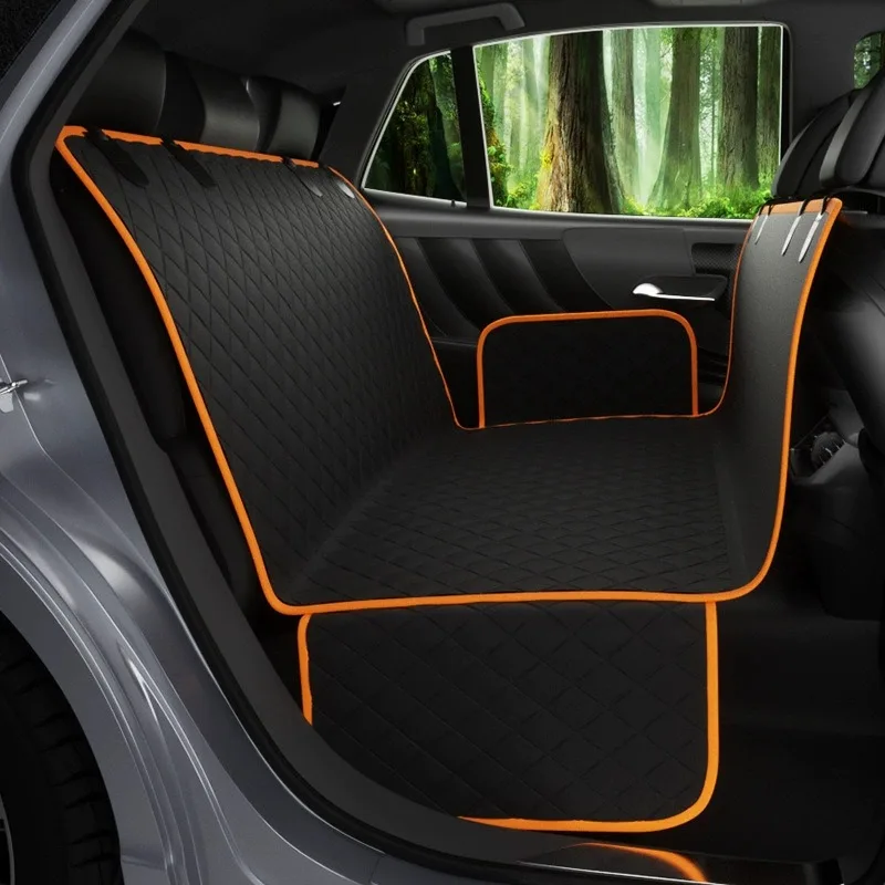 

Waterproof Anti Scratch Pet Rear Seat Cover Durable Dog Car Hammock Washable Pet Travel Car Bed Protector
