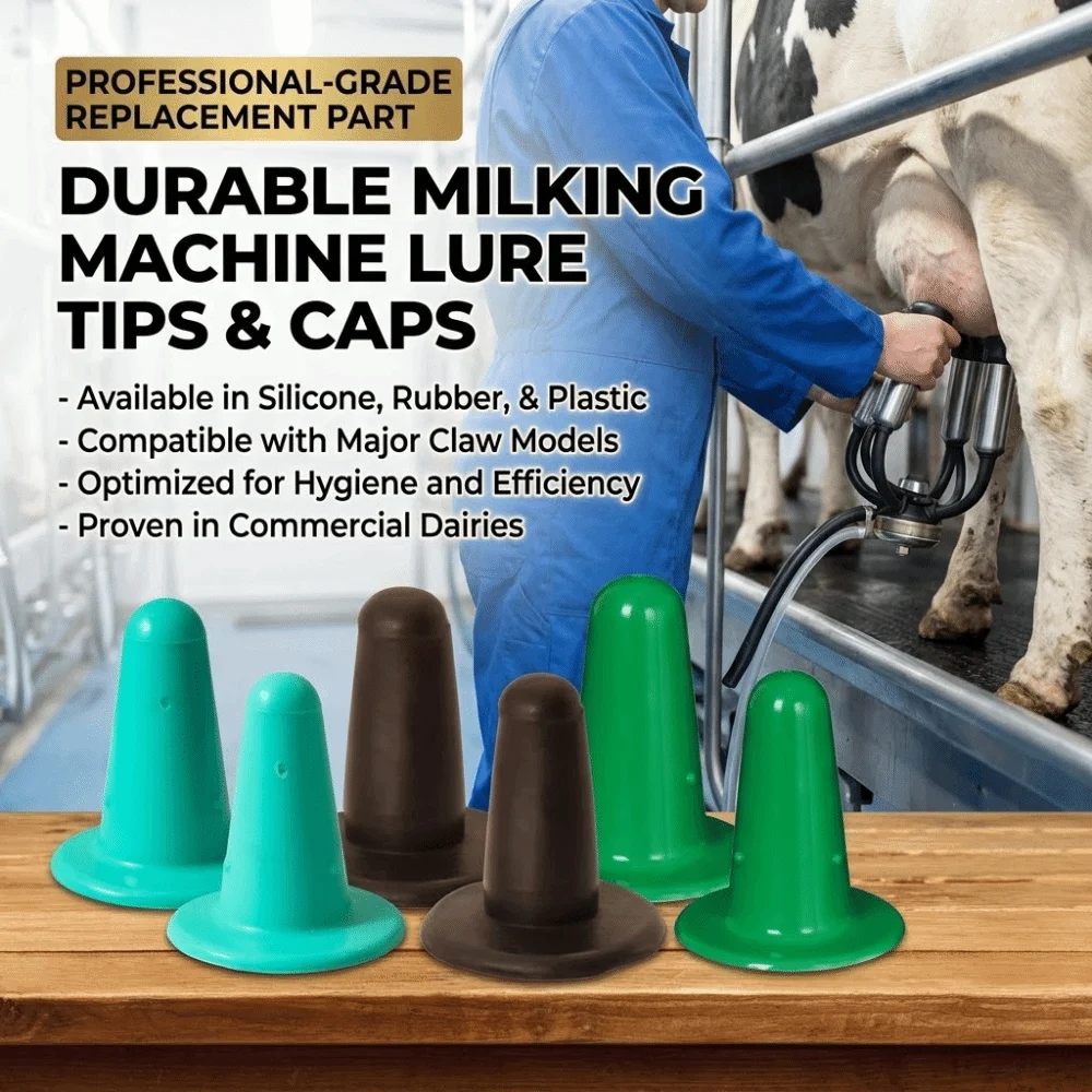 Silicone Fake Nipple Milker Plastic O.D.6cm Milking Machine Stopper Milker Accessories Shut Off Cow Nipple Stopper Livestock