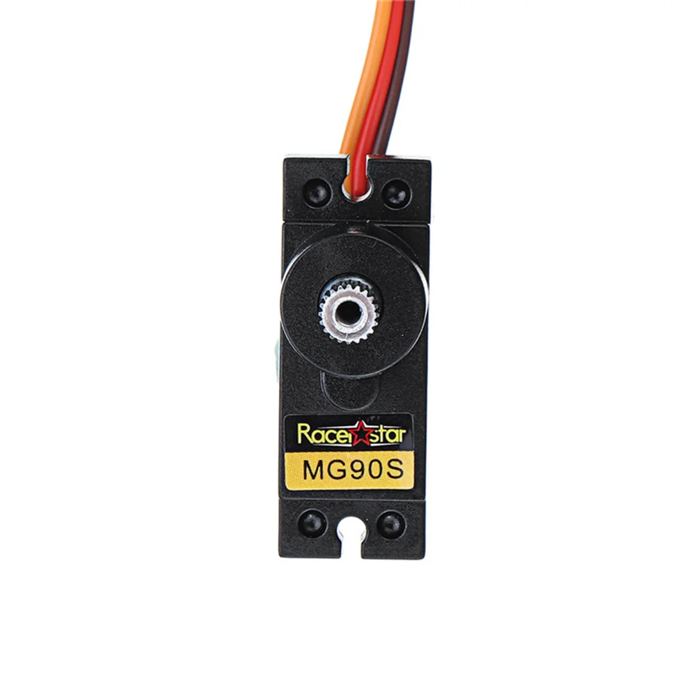 Racerstar MG90S 9g Micro Metal Gear Analog Servo สําหรับ 450 RC เฮลิคอปเตอร์ RC รถเรือหุ่นยนต์