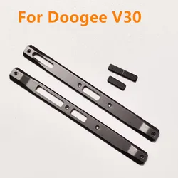 For Doogee V30 Cell Phone shell Middle Side Metal Housings Outdoor Waterproof Side Frame Case Repair Accessories Parts Bumper