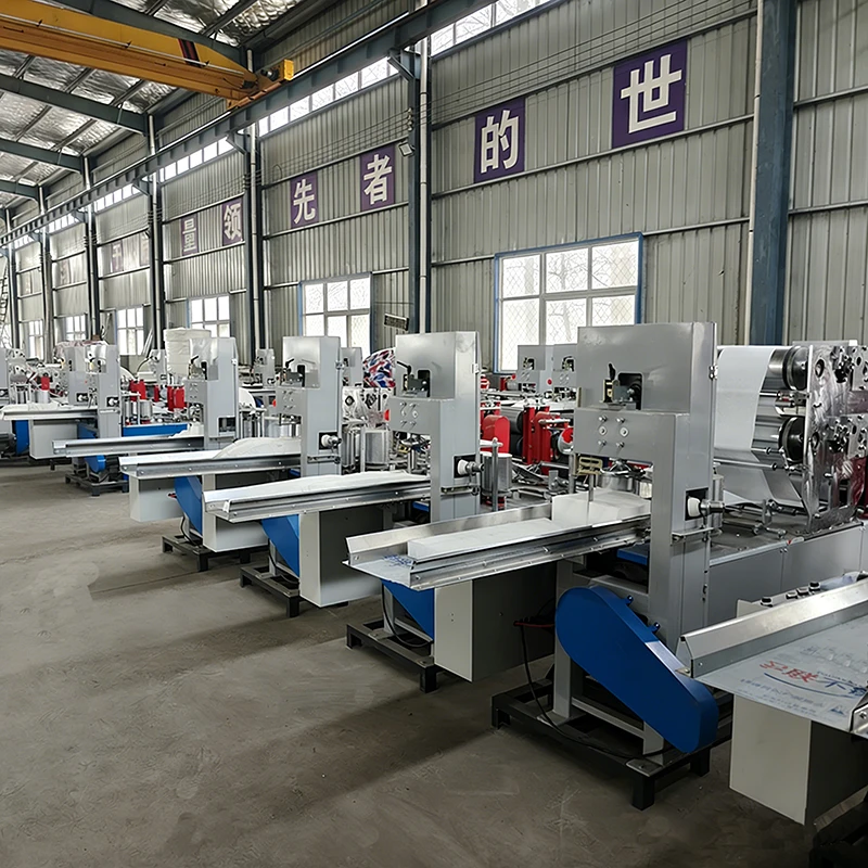 FOODLINE Paper Napkin Machine Manual Simple Adjustment Device For Non‑technical Operator Napkin Production Work