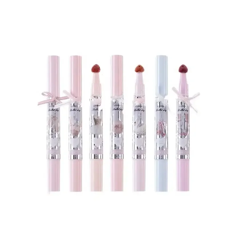 

FLORTTE Little Bow Collection Film-forming Lipgloss Non-Stick Lip Glaze Liquid Lipstick Lip Plumper Natural Gloss Finish