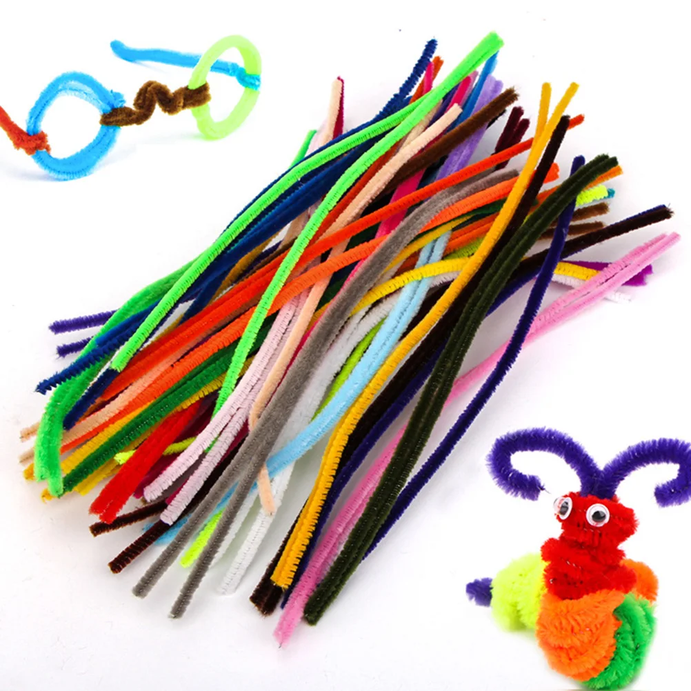 

400Pcs Bendable DIY Craft Bars Kids Creative Imagination Building Folding Sticks Materials Stick Toy