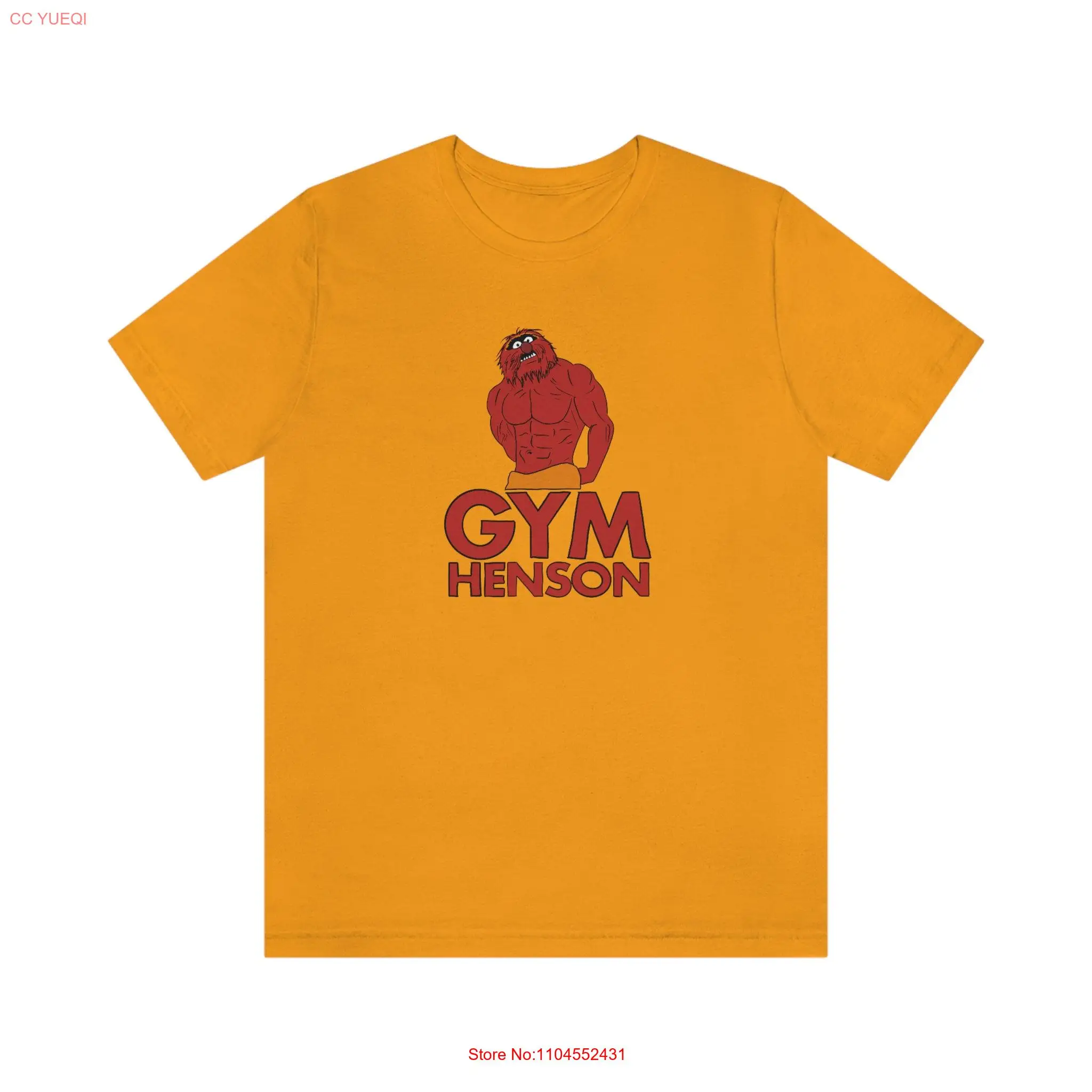 

Gym Henson Animal T Shirt long or short sleeves
