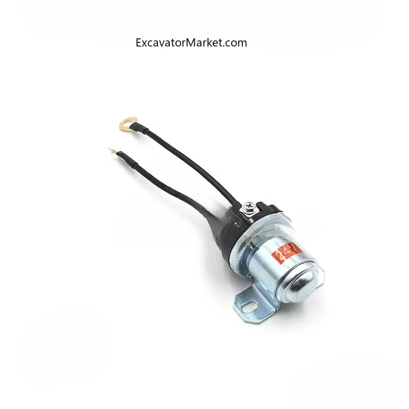 Excavator Spare Kato HD820/Shensteel SK200 230-6e starter motor relay Mitsub-ishi 6d34 engine excavator