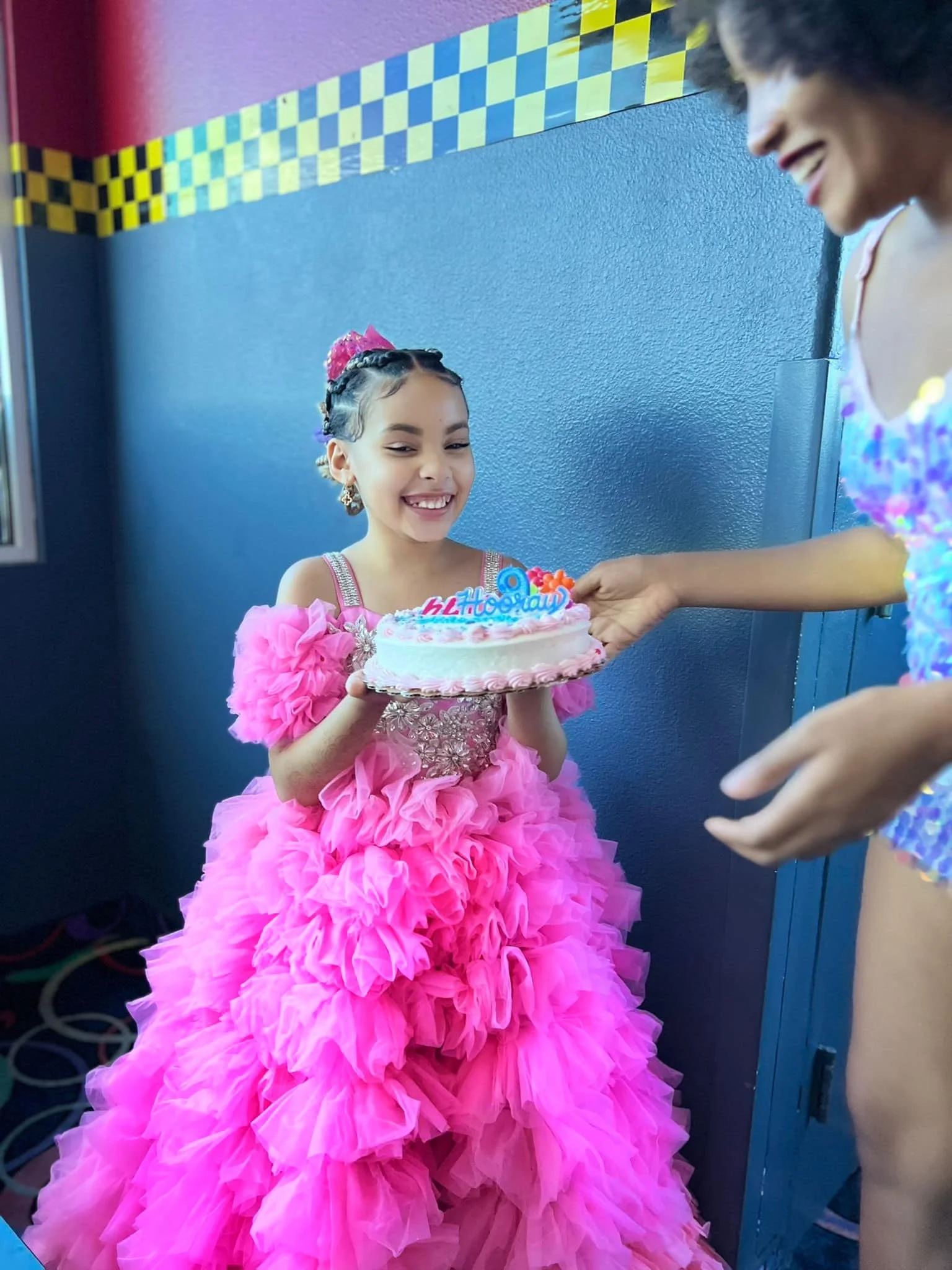 جميل الوردي الفتيات عيد ميلاد حزب أثواب القمامة الأميرة زهرة فتاة اللباس لحفل الزفاف مخصص منتفخ تنورة الطفل حفلة موسيقية اللباس #6