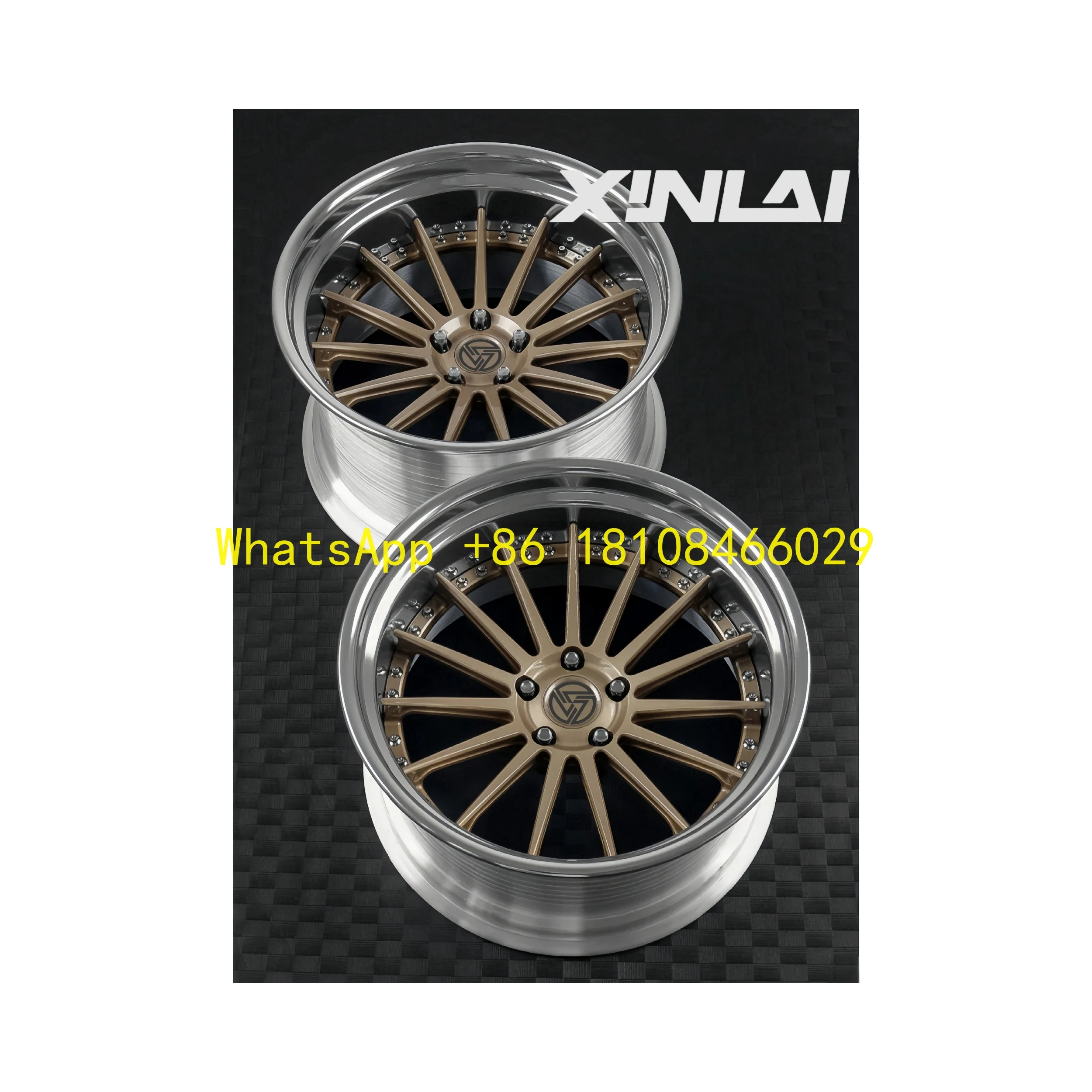 

2 Piece Concave Custom Wheel 5x114.3 5x120 Wheel 18 19 20 21 22 23 Inch Passenger