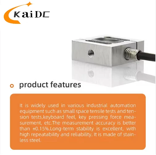 Stainless Steel Load Cell Tension Compression Force Sensor 0.5kg To 30kg IP65 High Precision Pull Pressure Weighing Transducer
