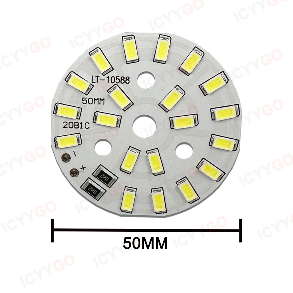 10W DC5V LED Chip SMD5730 LED Light USB 10W Light Board White Warm Light With On/Off Switch Cable LED Light Board 50MM
