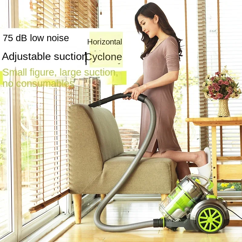 Vacuum Cleaner Household Mute Handheld High-Power Small Powerful Horizontal Mites Instrument Carpet