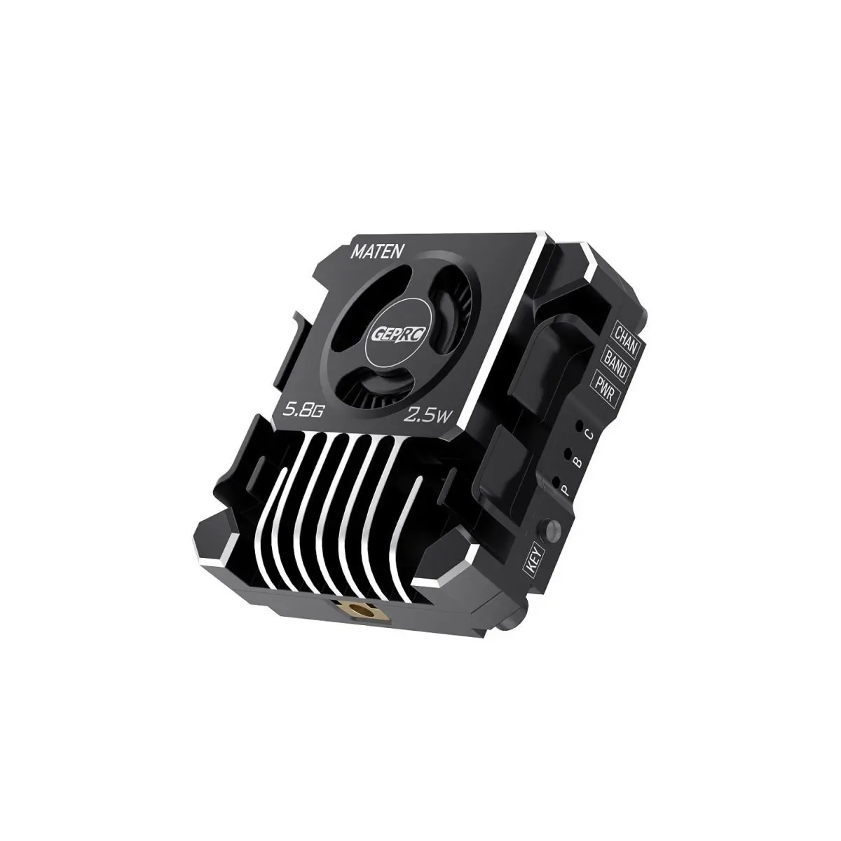 GEPRC MATEN 5.8G 2.5W VTX PRO 2500mW Dissipazione del calore in alluminio CNC ad alta potenza per gli appassionati di corse a lungo raggio FPV