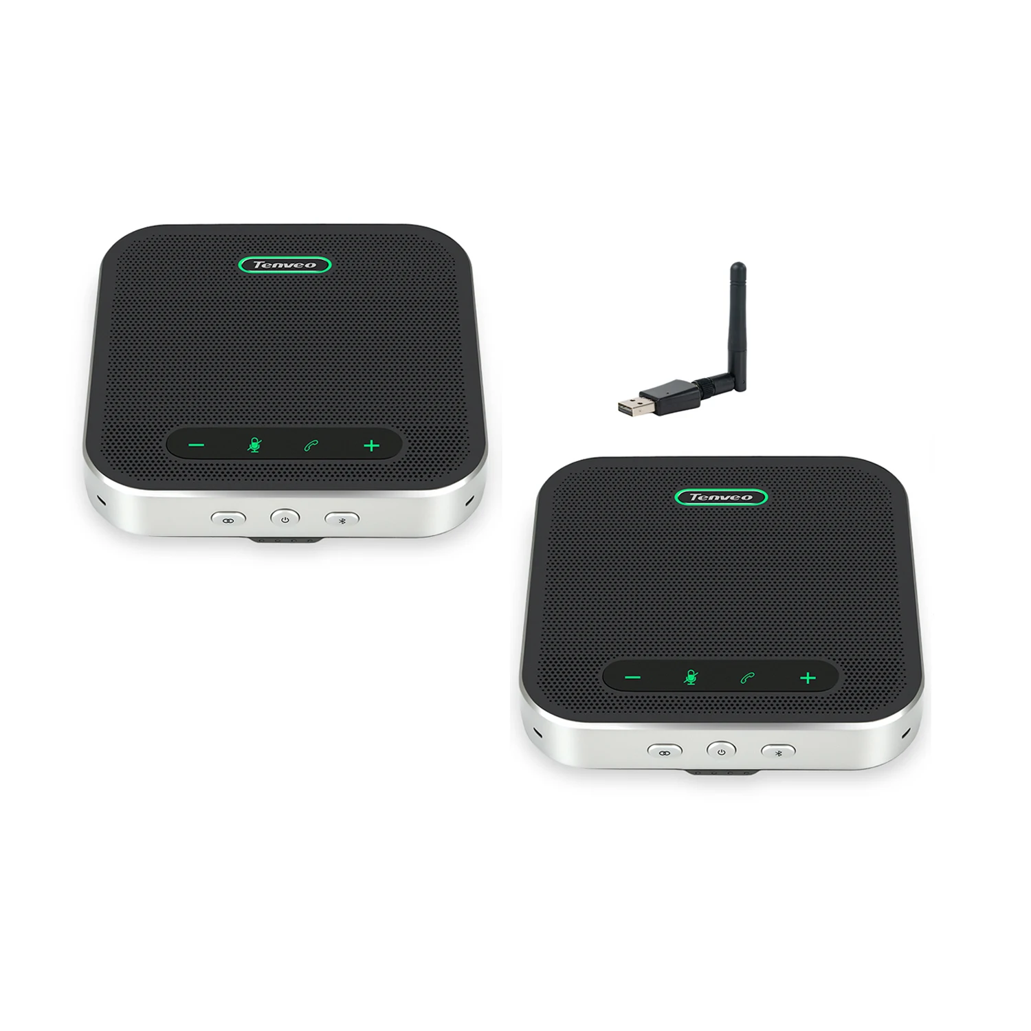M2B-CC Wireless Daisy Chain Speakerphone USB//Dongle Connection With 8 Microphones For 12-20 People Meeting