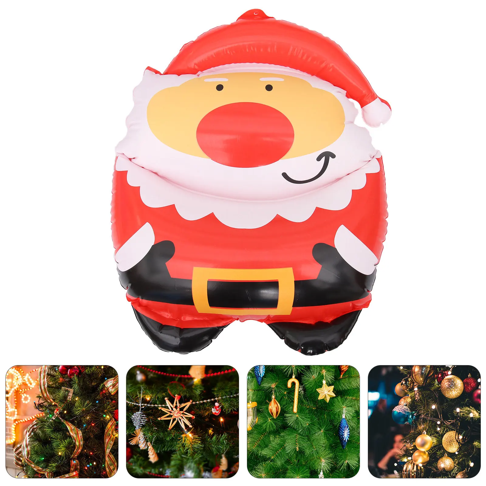 1Pcs Inflatable Santa Claus Red Hanging Pendant Christmas Festival Decoration Home Hotel Party Window Door Ornament