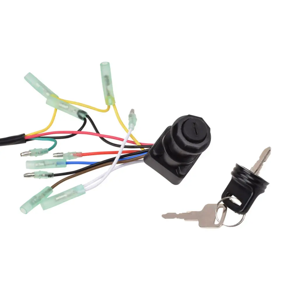 For For Yamaha Boat Engine Ignition Switch Assembly 703 82510 42 00 Marine Outboard Motor Key Start Power System Components