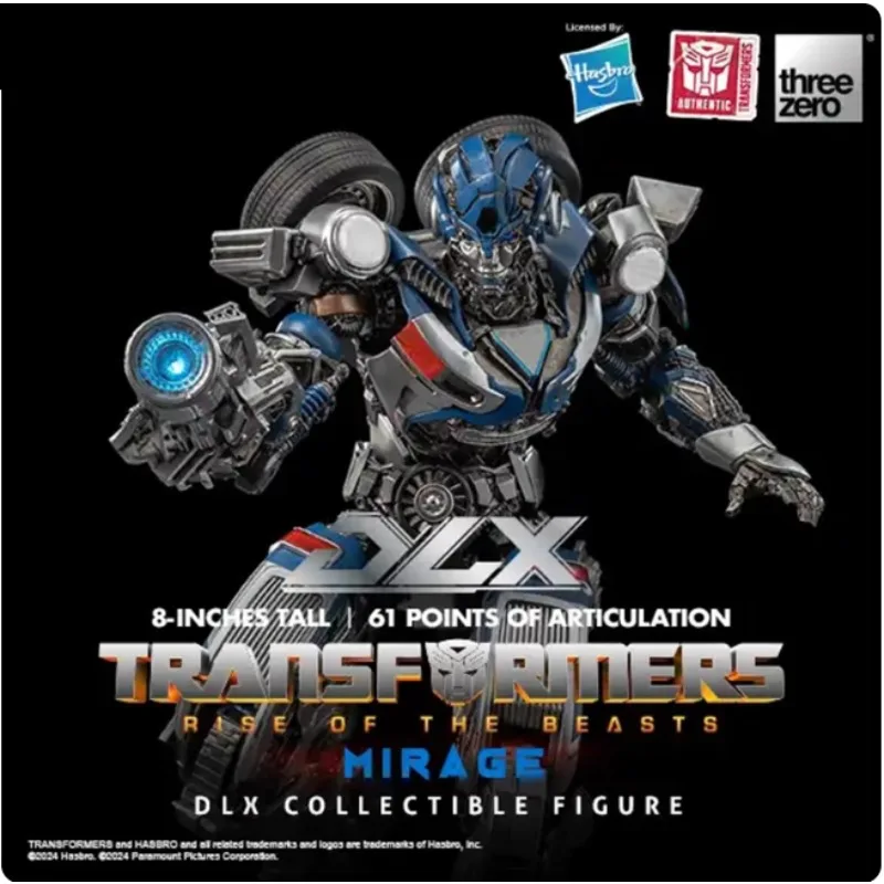En Stock Threezero 3A DLX Mirage Transformers Rise of the Beasts figurines d'action jouet cadeau Collection