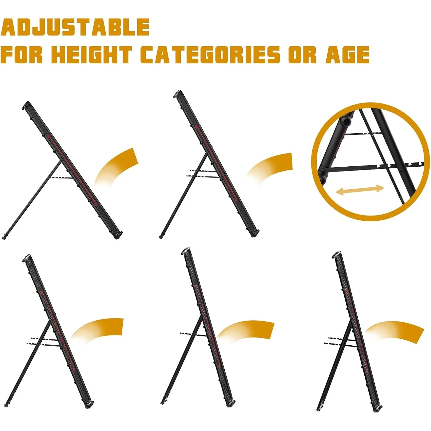 شبكة كرة طائرة قابلة للتعديل مقاس 7 × 4 أقدام - ارتداد رياضي متعدد لاكروس/البيسبول/كرة القدم/التنس، ضرب الفناء الخلفي وممارسة التقديم #2