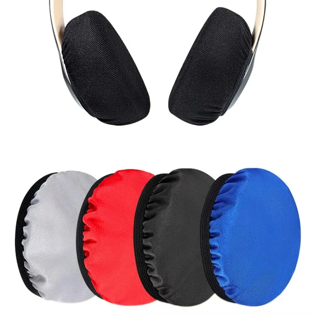 Reusable Hygienic Universal Soft Washable Headphones Elastic Protective Dust Proof Earpad Covers Durable Breathable