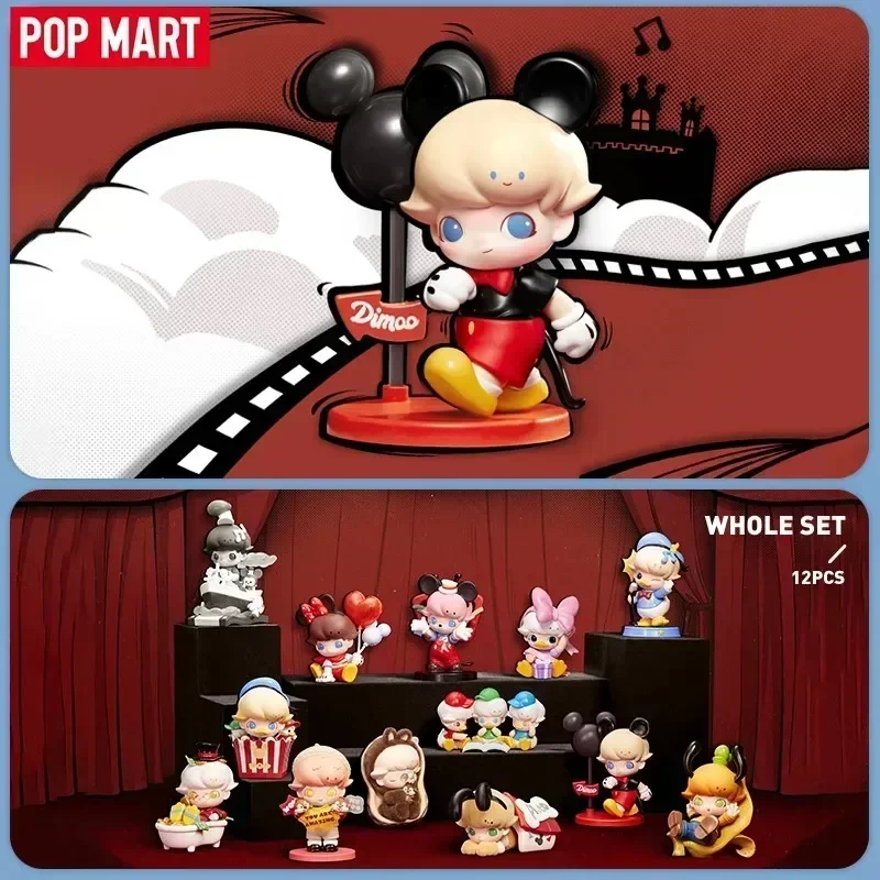 POP MART DIMOO WORLD X Disney Series Blind Box Toys Guess Bag Mystery Box Anime Figure Desktop Ornament Surprise Gift view 2