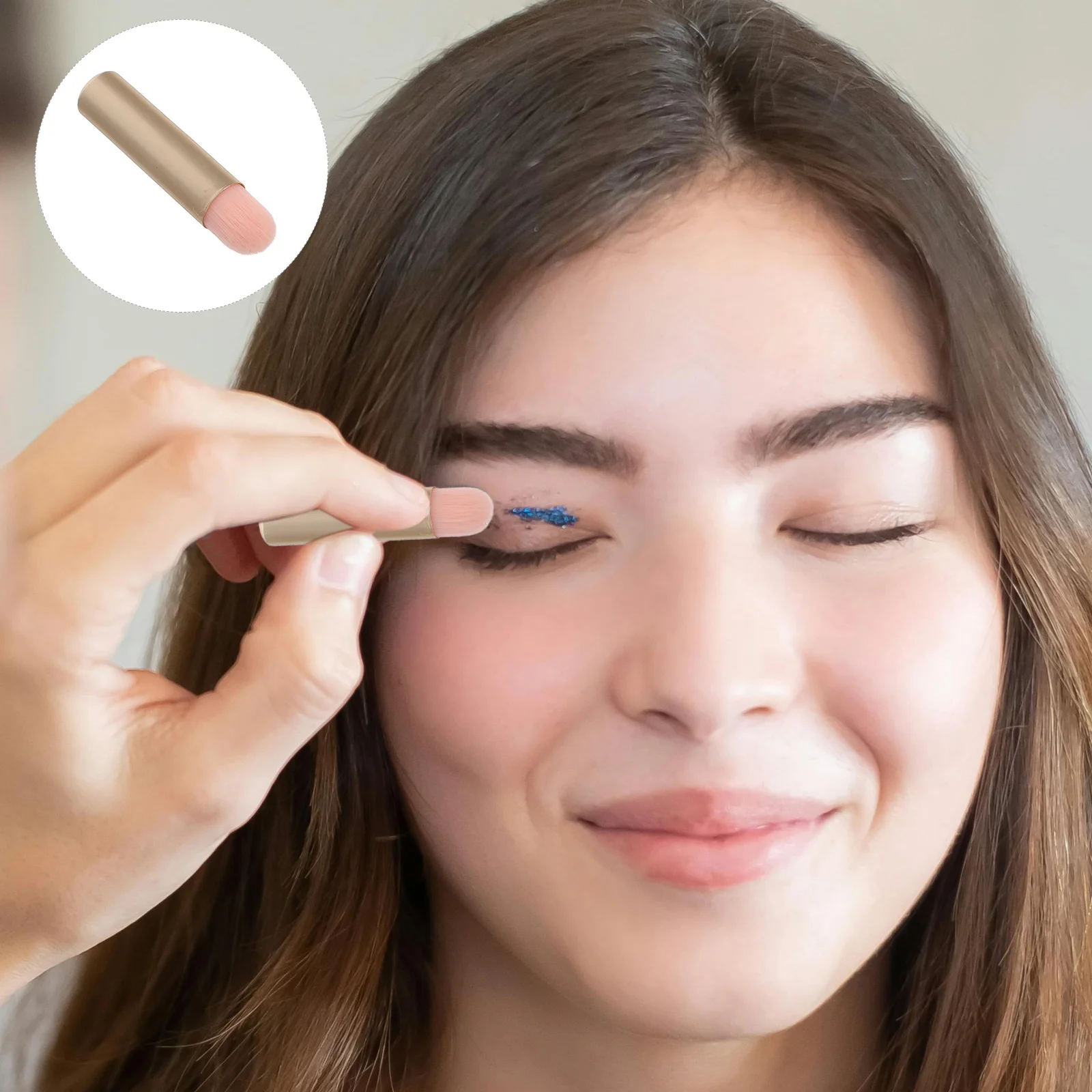 

12pcs Multifunctional Makeup Brush Set Compact Mini Travel Brushes for Eyes Lips Concealer Soft Precise Application Easy Clean