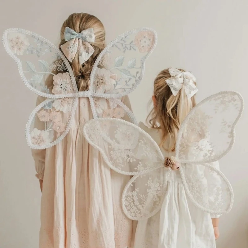 

Детский сказочный реквизит, крыло бабочки, детское кружевное крыло бабочки, ангельское кружевное крыло для детей, фотосессии и выступления