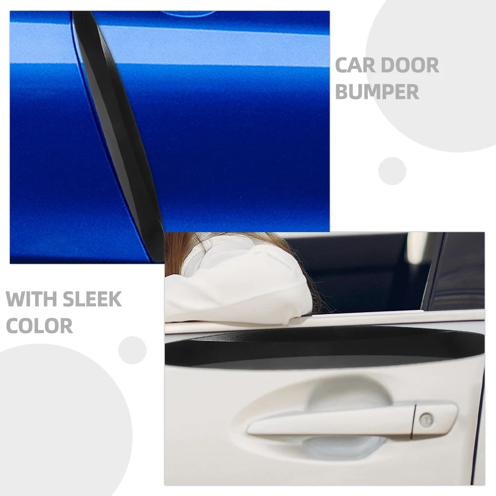 

4pcs Car Bumper Protector Anti-Collision Door Edge Strips Scratch Resistant Universal Fit For All Vehicles Easy Install