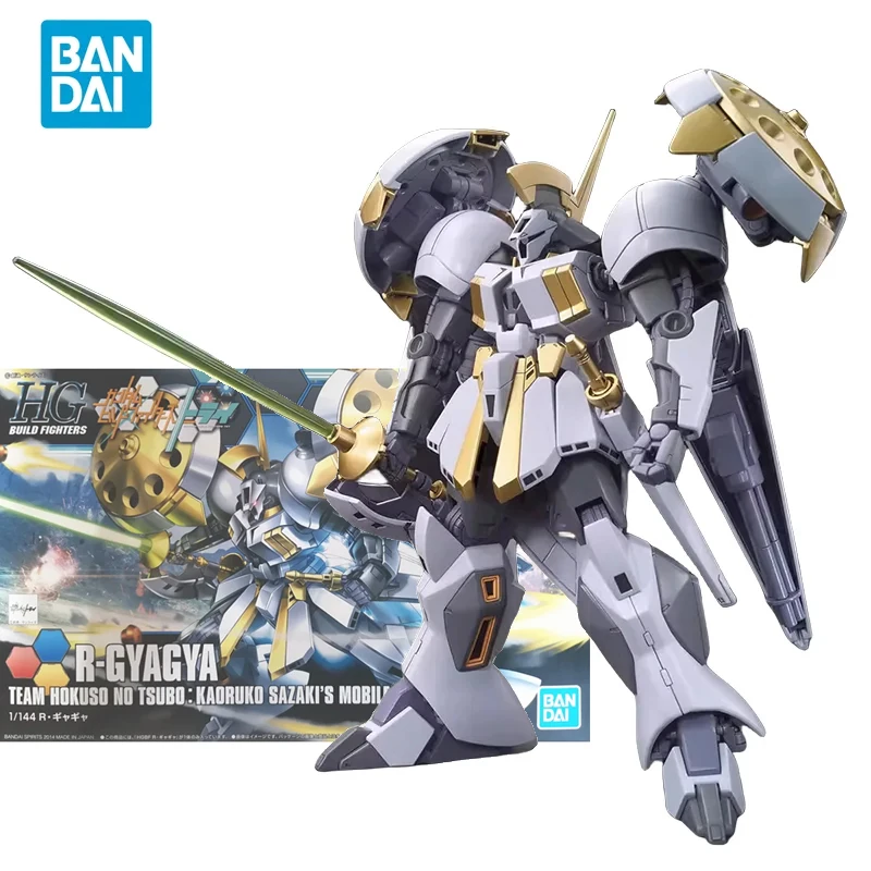 

Bandai Genuine Original Anime GUNDAM Model HGBF 1/144 R-GYAGYA Action Figure Assembly Model for Children Toys Collectible Gifts