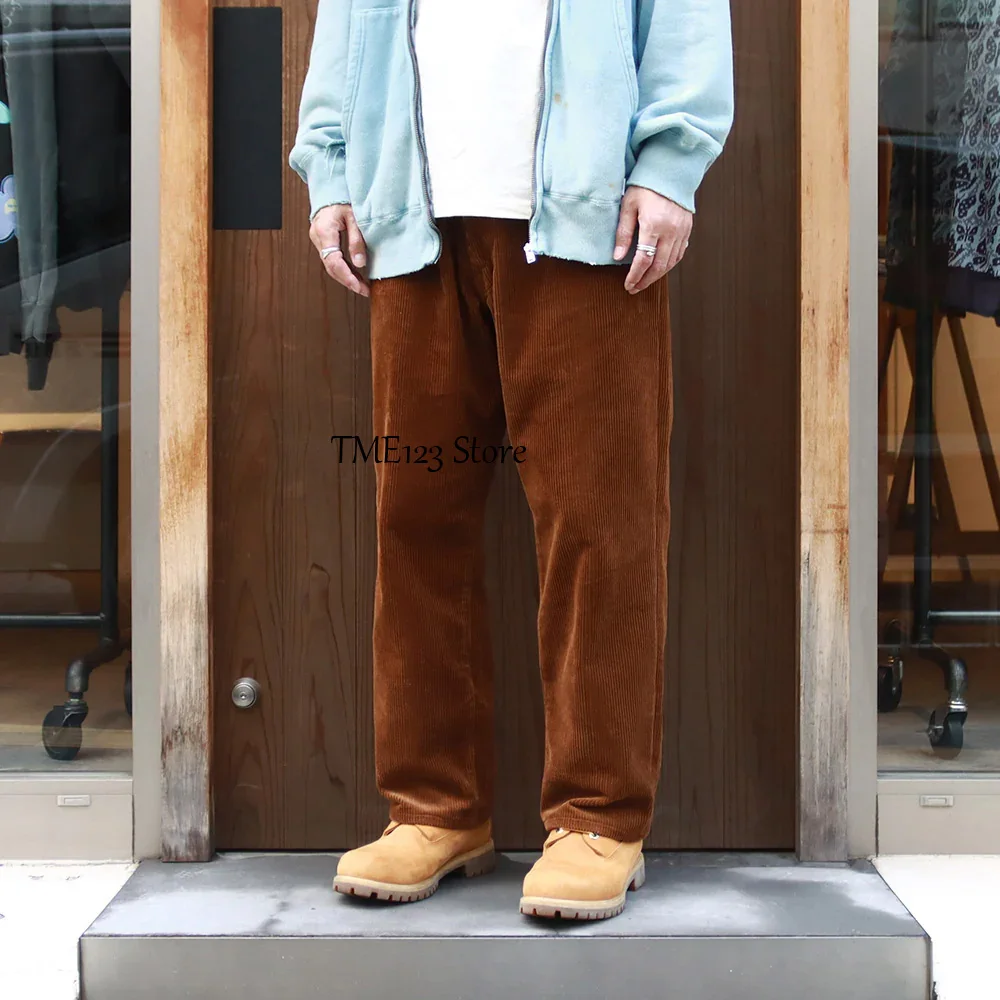 

Мужские брюки пошиття для мужчин, прямые брюки из вельветовой ткани, уличная одежда, повседневные брюки, классические рабочие брюки