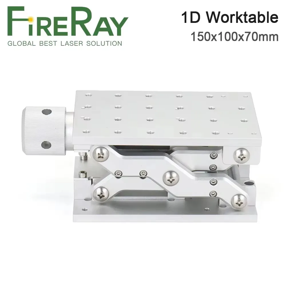 FireRay 1D Moving Worktable 150x100x75mm Table Portable Cabinet Case DIY Part for Laser Marking Machine