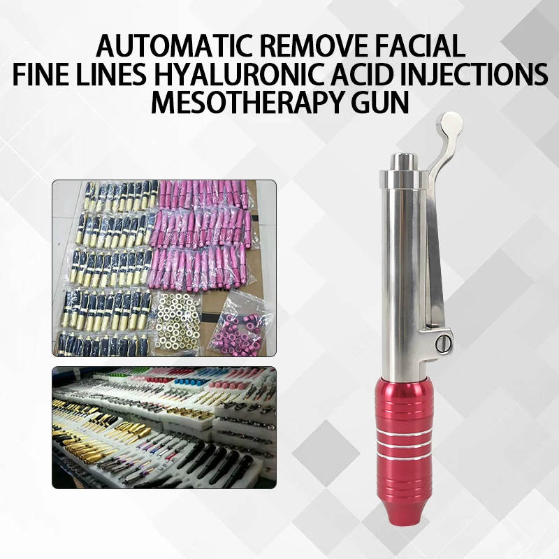

Not Adjustable pressu Injector Hyaluron Gun Nebulizer Gold Hyaluronique Pen Kit Non Invasive Wrinkle Remova Anti Wrinkle Lifting
