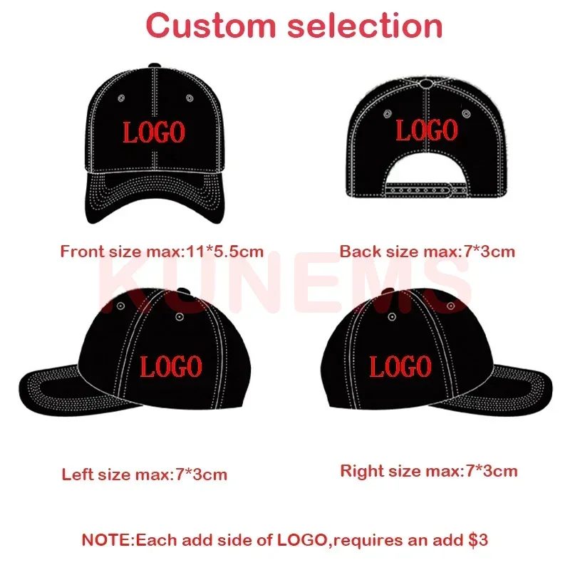 KUNEMS Custom Embroidery American Retro Multicolor Patchwork Baseball Cap Men\'s and Women\'s Outdoor Casual 5-Panel Hat Wholesale
