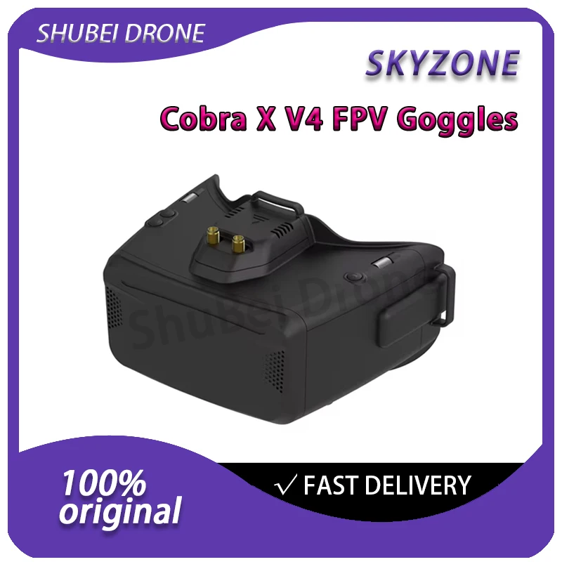 SKYZONE Cobra X V4 FPV Goggles with SteadyView Receiver 1280*720 Resolution LCD Screen Head Tracker Built-in DVR HDMI Support