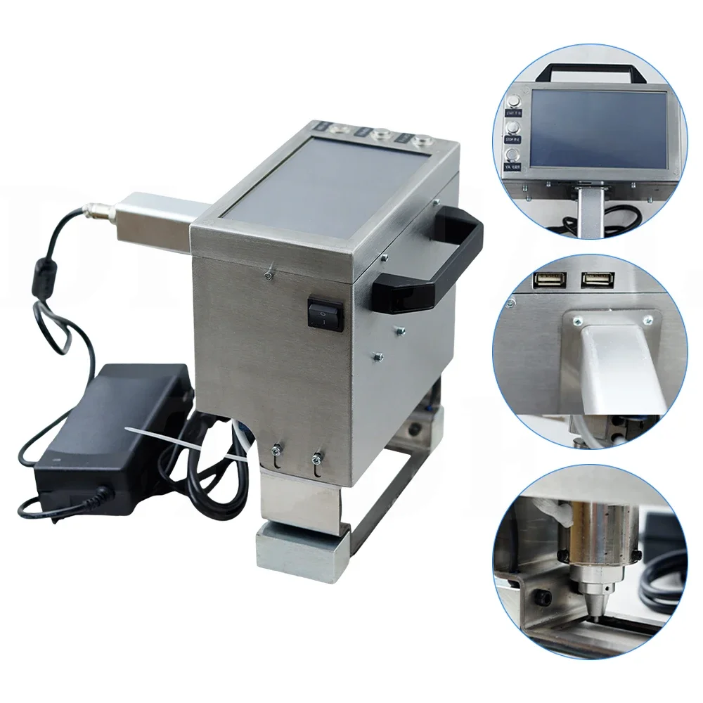 

110V 220V Low Price Handheld Dot Peen Pneumatic VIN number Marking Machine Metal Work Marking 130*30mm