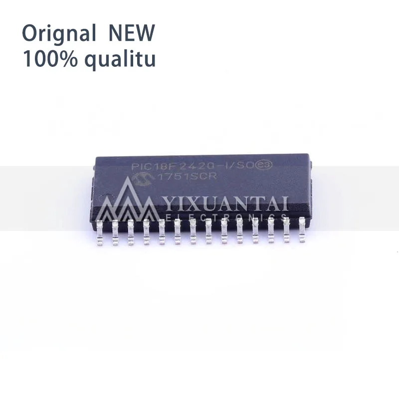 

1pcs PIC18F2420T-I/SO PIC18F2420T PIC18F2420 18F2420 SOP-28 SOIC-28 New orignal in the stock