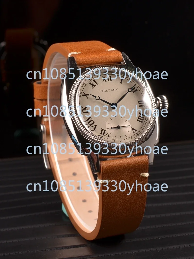 Oyster Antique Sylvanas Windrunner Shen Tunan Same Style Roman Dial 4037 Pillow-Shaped Shell Small Seconds Retro Watch