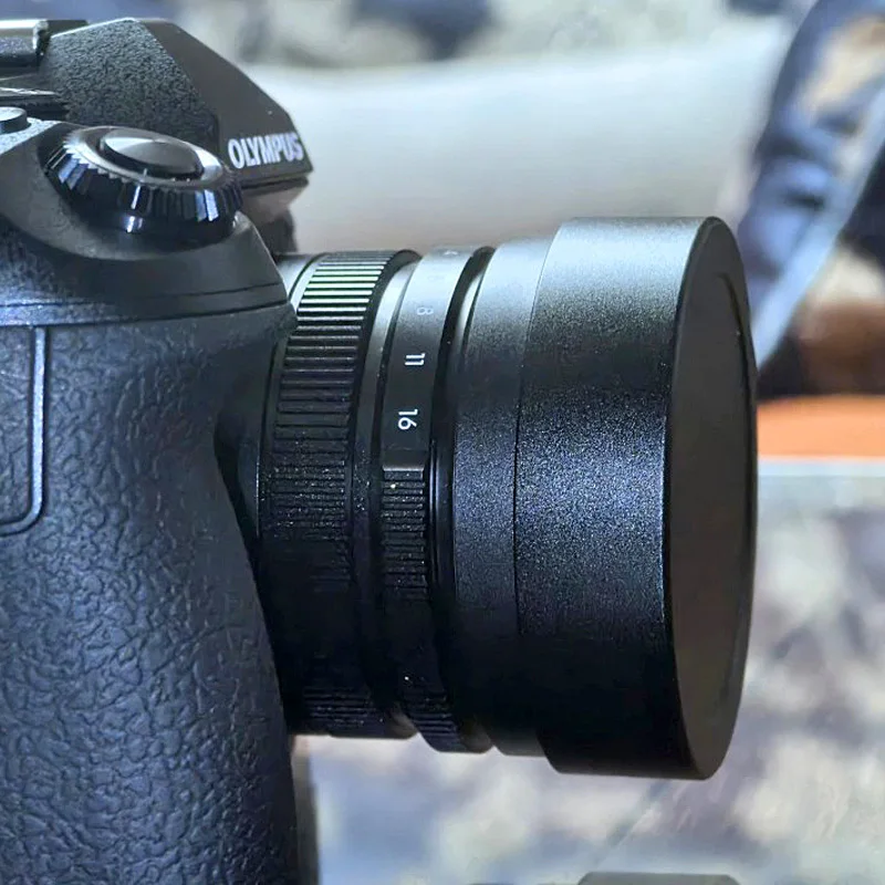 Metal Bayonet Square Len hood for Panasonic LUMIX G LEICA DG SUMMILUX 15mm /F1.7 ASPH Comes With Metal Cap