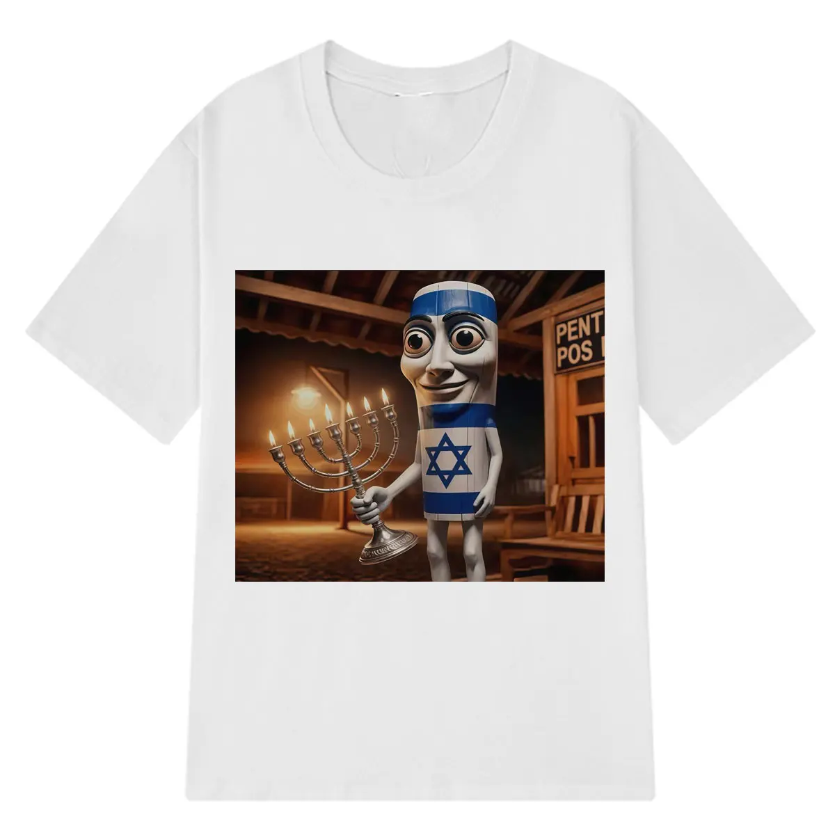Tung Tung Tung Sahur Jewish Meme Tees Men Women Hip-hop T-shirt Short-sleeved Loose Casual Oversized Cotton T-shirts Streetwear