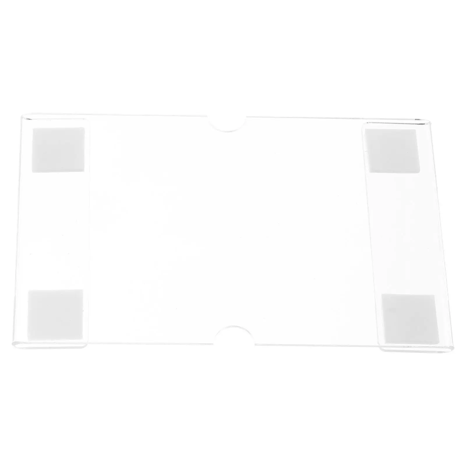 Acrylic Wall Mount Sign Holder 6x4 Inch Clear Transparent Poster Frame for Office Store Hotel School Exhibition