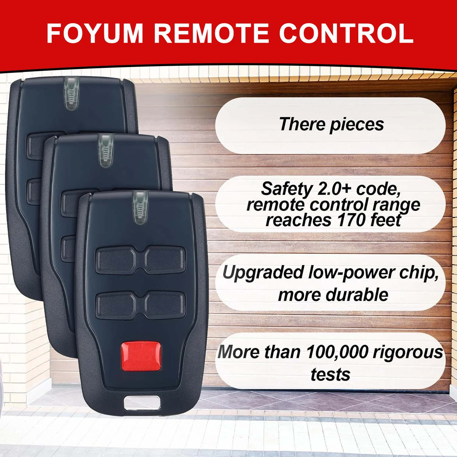 

4 Channel Remote Control Compatible with BFT Mitto B RCB04 R1, 433.92mhz Gate Opener Remote Control Transmitter for All Kinds