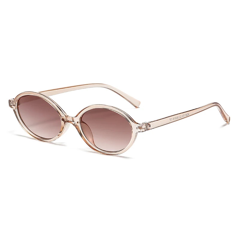 Vintage Oval Frame Sunglasses Fashion Retro Sun Glasses Brand Design UV400 Shades Eyewear Women Goggles Female