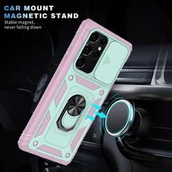 3IN1 Heavy Duty Armor Case for Samsung Galaxy S25 S24 S23 S22 S21 S20 Ultra Plus FE A56 36 26 16 06 55 35 25 5G OTT Cover Box