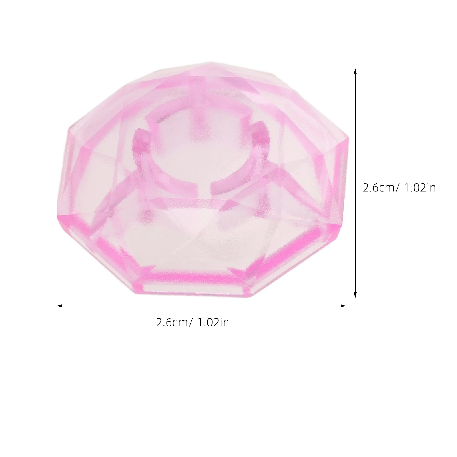 5 قطعة نابضة بالحياة الوردي الماس على شكل الغيتار دواسة زر قبعات دائم البلاستيك Footswitch القبعات العالية الغيتار الكهربائي الملحقات