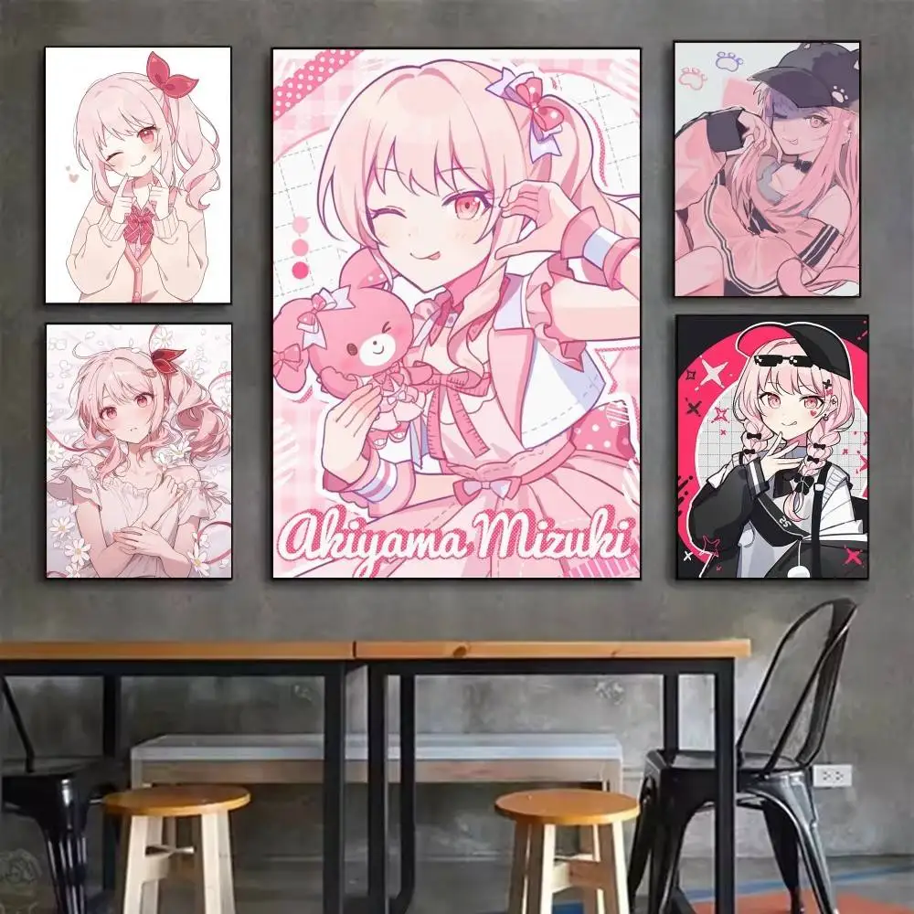 

Akiyama Mizuki Cute Anime Boy Amia Poster Waterproof HD Art Wall Decal Self-Adhesive Print