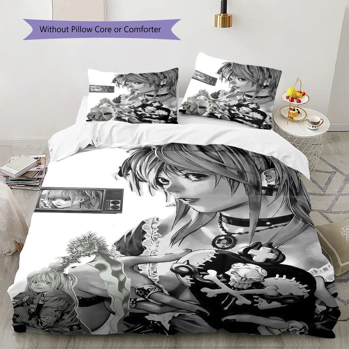 Death Note Comfor Duvet Cover Kid's Bedding Set,Extra Large Size Ideal Gift Various Sizes Available -HE5