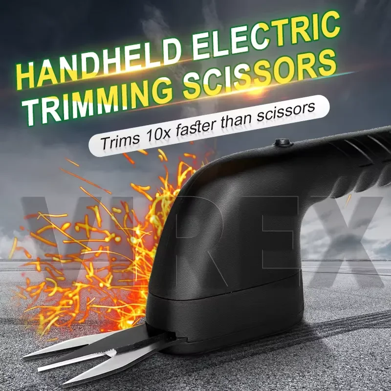 Cordless Electric Garden Shears Handheld Pruning Scissors for Branches Leaves Grass Trimming Tool Portable Lawn Care Device