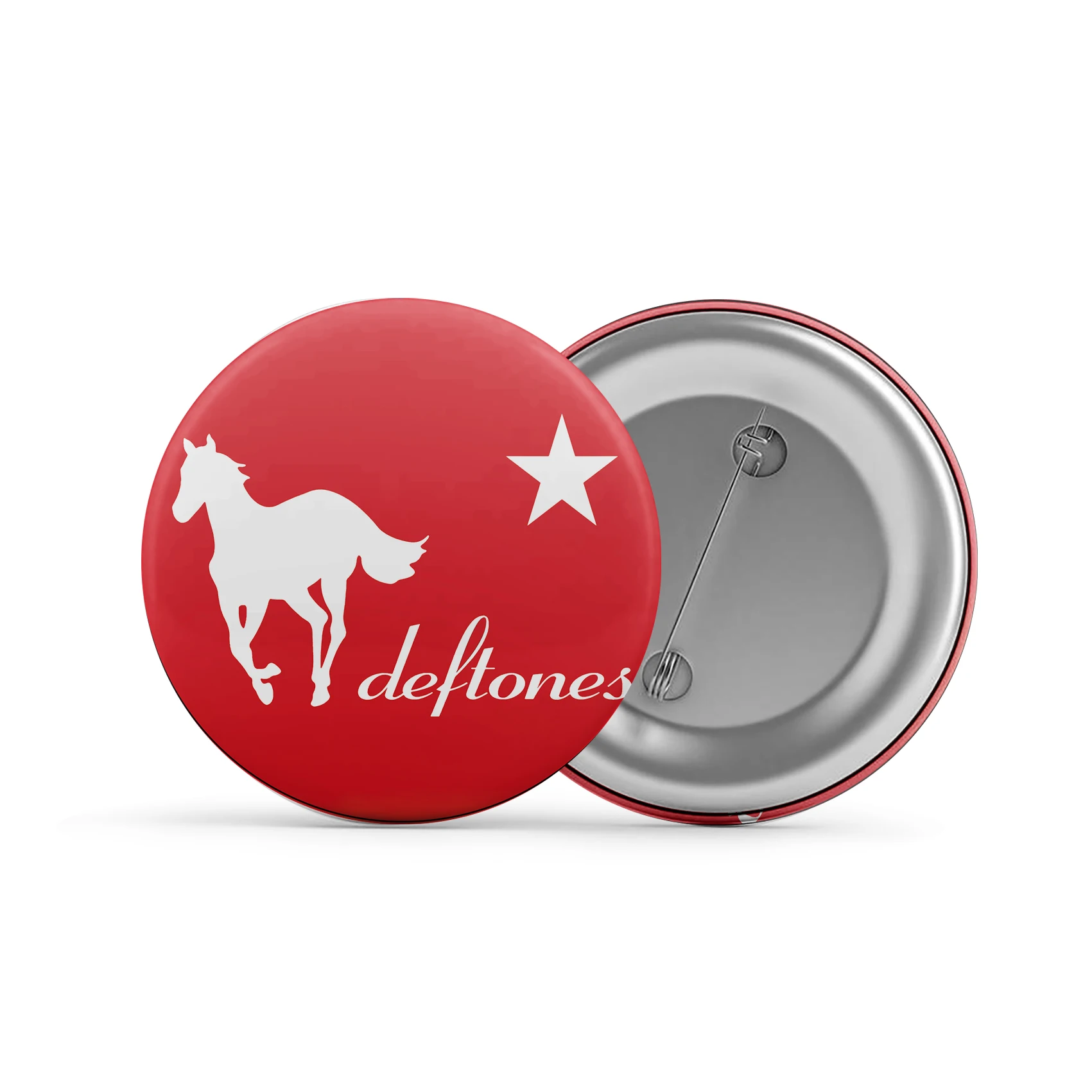 Deftones Alternative Metal Band Brooch Badge Clothes Backpack Accessories Decor Gifts Souvenir Support Picture Custom HZ-301