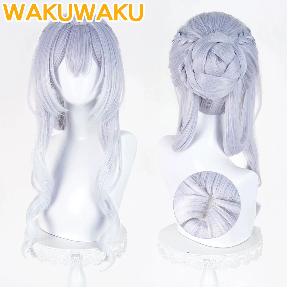 IN STOCK The Tsaritsa Anastasya Feodorovna Snezhnaya Cosplay Wig Game Genshin Impact WakuWaku Women Cryo Archon Halloween Hair view 4
