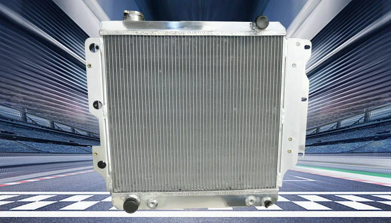 For Jeep Wrangler YJ/TJ/LJ RHD 1987-2006 Aluminum radiator & fan AT/MT 88 89 90 97 92 93 94 95 96 97 98 99 00 01 02 03 04 05 06