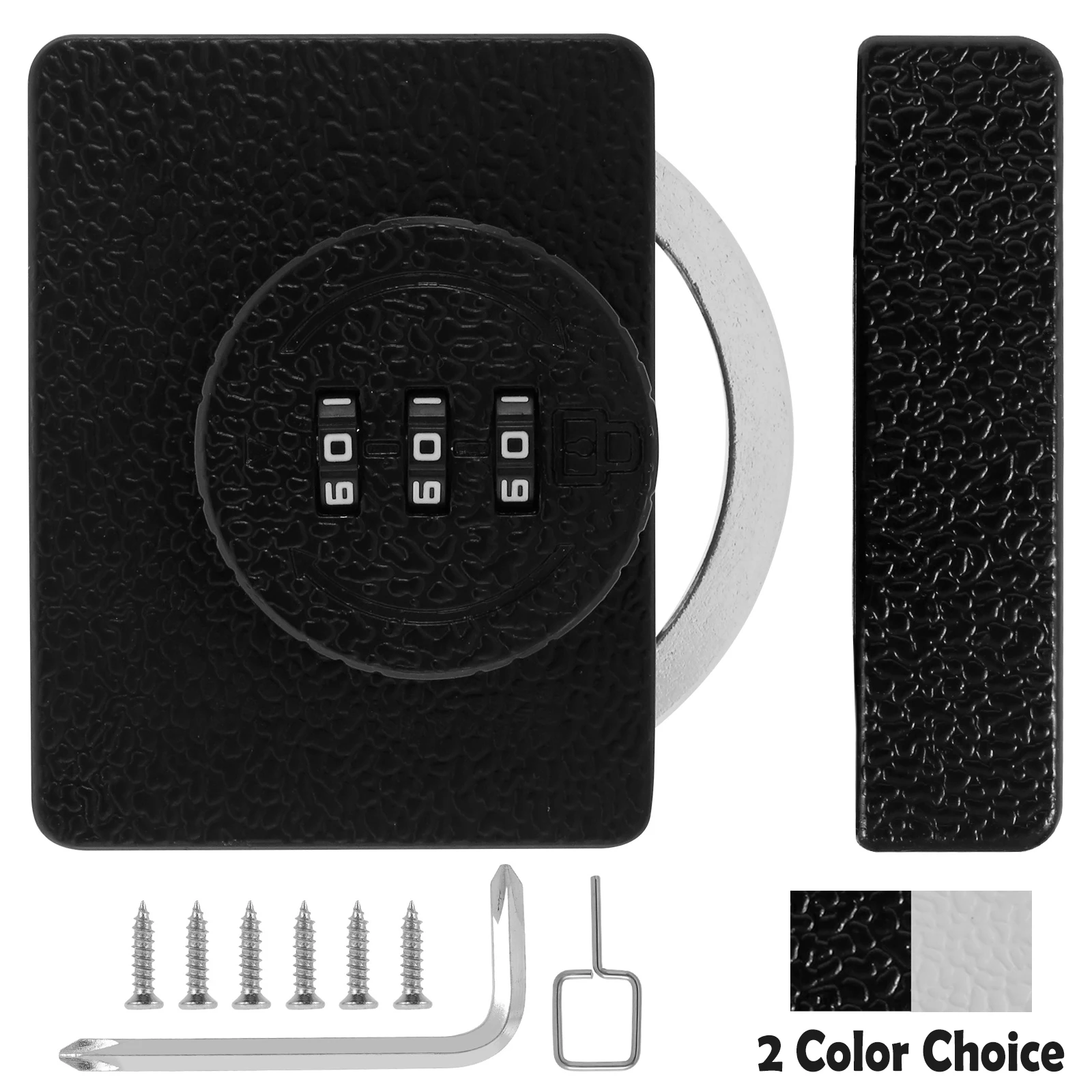 Mechanical Keyless Cabinet Door Latch Lock Zinc Alloy Password Drawer Lock One-Way Cabinet Locks with Combination for Bedroom
